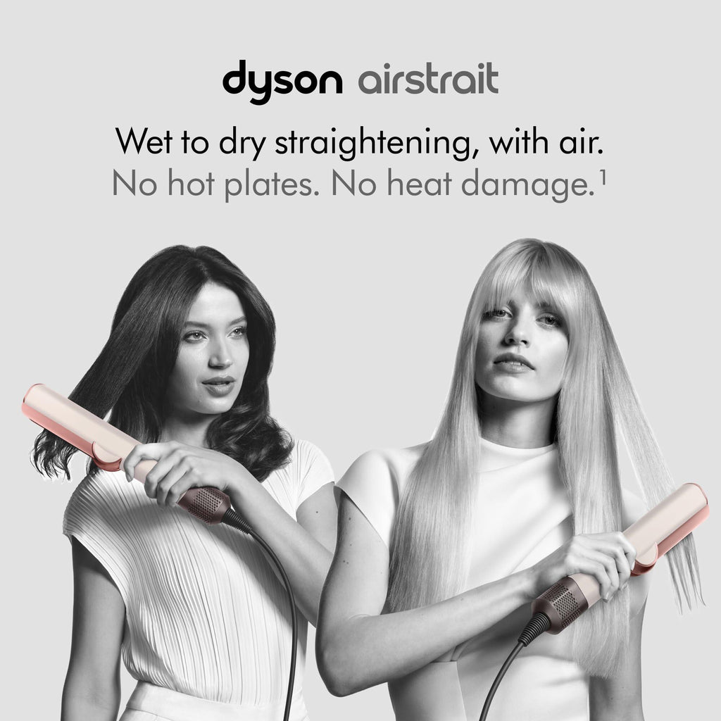 Dyson Airstrait Ceramic Pink Hair Straightener Wet to Dry No Heat Damage
