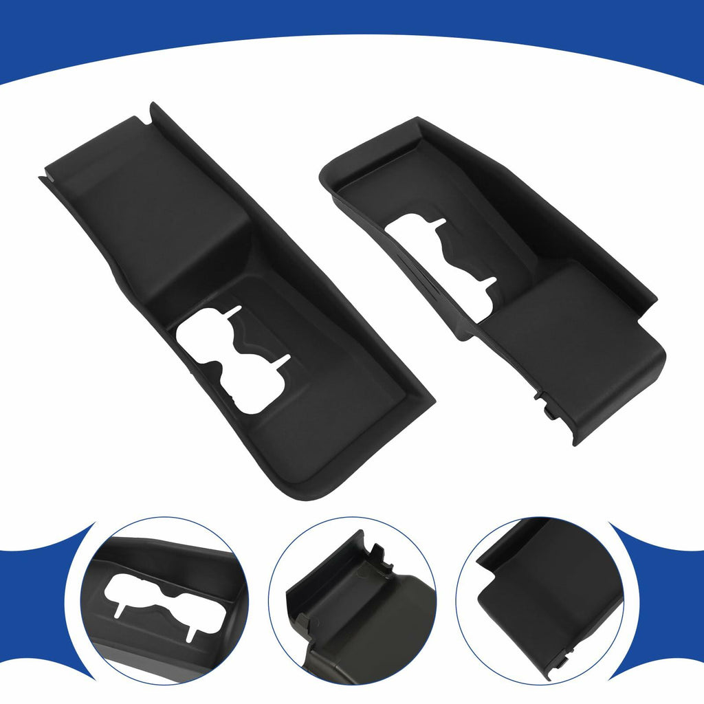 LYNICESHOP Front Tow Hook Bezels 2PCS for Ford F250-F600 Super Duty 20-22