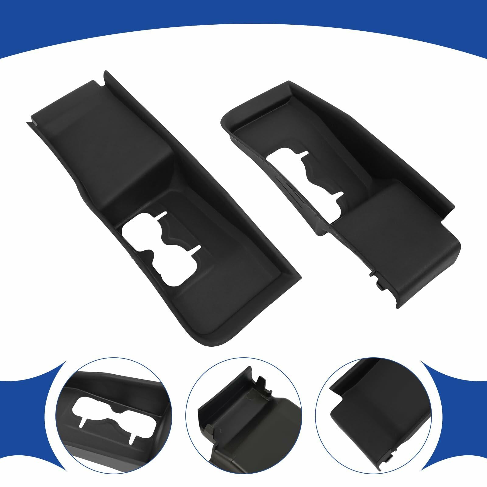 LYNICESHOP Front Tow Hook Bezels 2PCS for Ford F250-F600 Super Duty 20-22