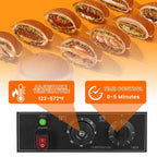Commercial UFO Burger Maker Rotary Sandwich Waffle Ice Cream Filling Machine