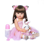 Wamdoll 22in 55cm Realistic Reborn Toddler Doll Sweet Face Newborn Baby