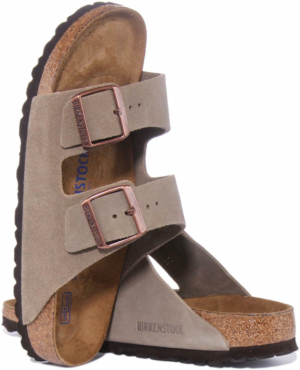 Birkenstock Women’s Arizona Sandals Beige Brown Open Toe UK 4