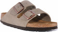 Birkenstock Women’s Arizona Sandals Beige Brown Open Toe UK 4