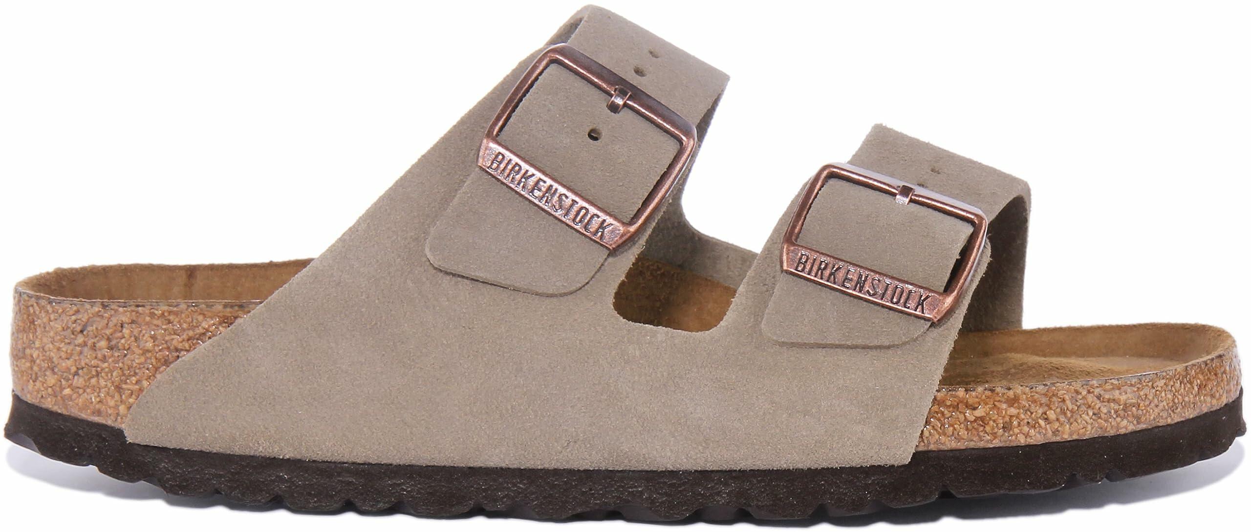 Birkenstock Women’s Arizona Sandals Beige Brown Open Toe UK 4
