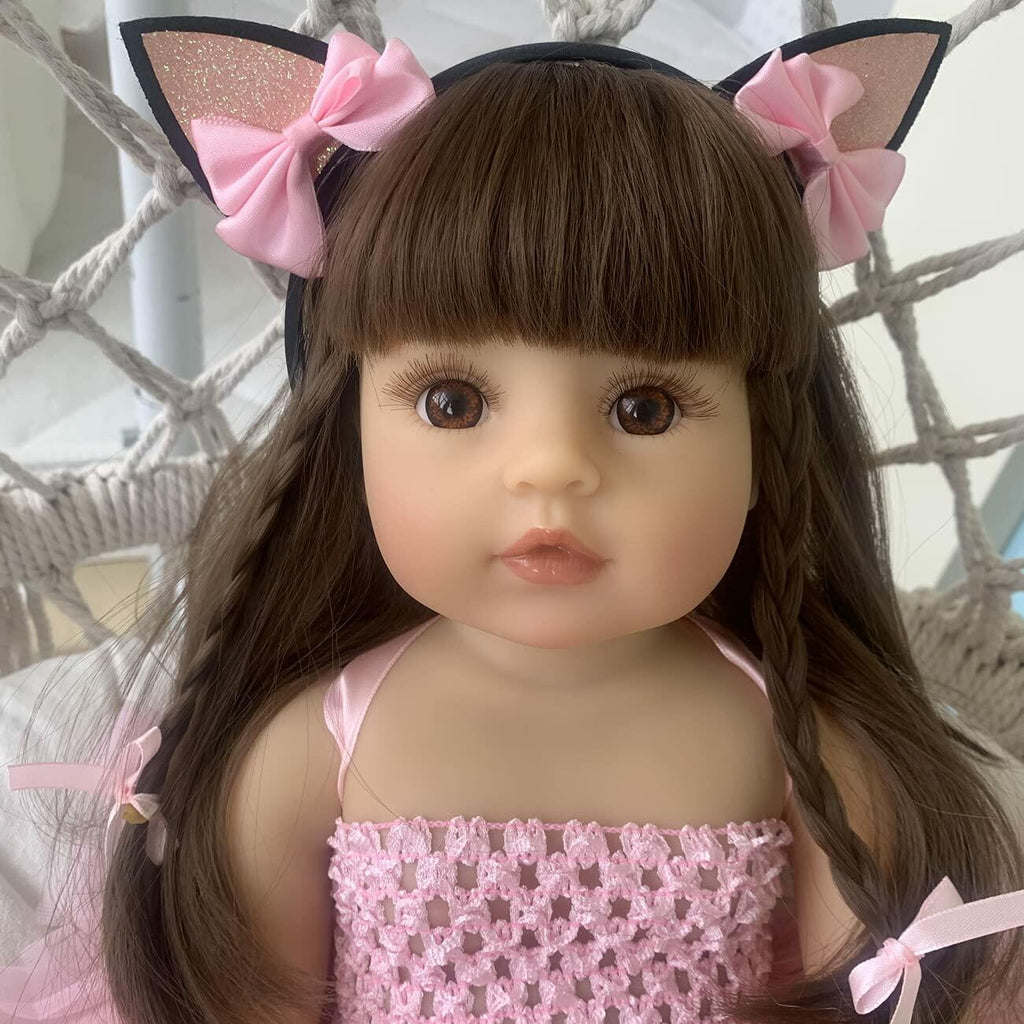 Wamdoll 22in 55cm Realistic Reborn Toddler Doll Sweet Face Newborn Baby