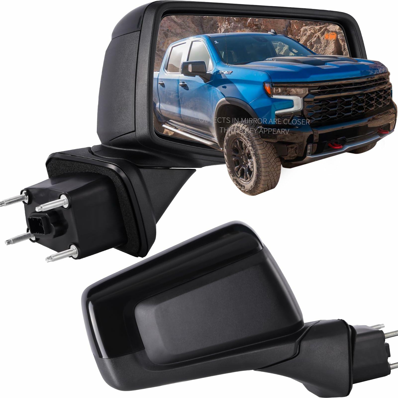 Right Side Mirror Fits Chevy Silverado 1500 2019-2024 Heated Power Folding Turn