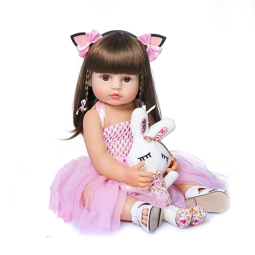 Wamdoll 22in 55cm Realistic Reborn Toddler Doll Sweet Face Newborn Baby