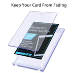 50CT Magnetic Card Holders 35pt Hard Plastic Trading Card Cases Display