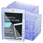50CT Magnetic Card Holders 35pt Hard Plastic Trading Card Cases Display