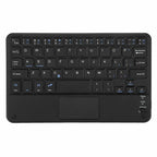 Keyboard, Portable Universal 7inch Bluetooth Keyboard with Touchpad for