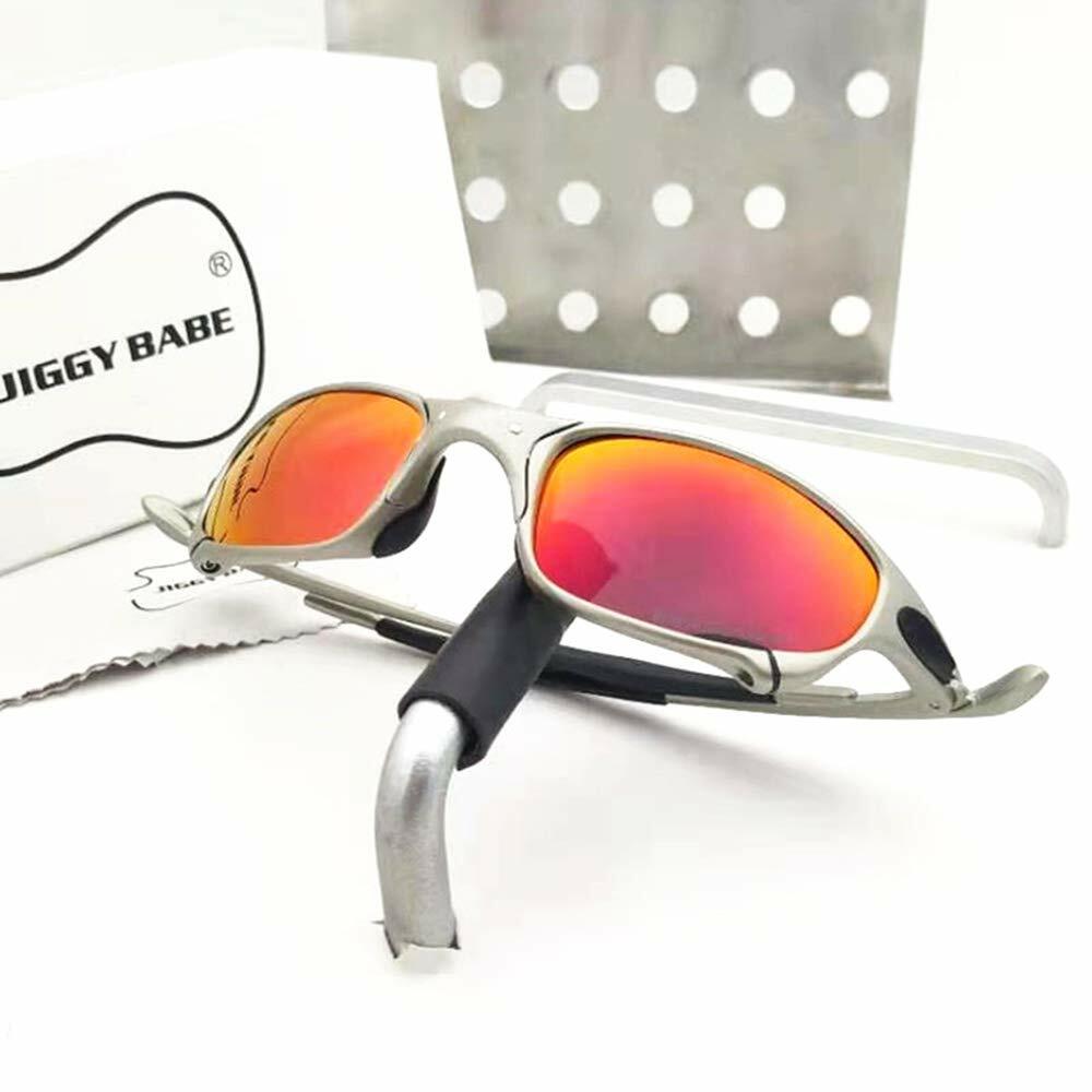 Jiggy Babe Top Sports Polarized Sunglasses Aluminum Metal Frame Riding Flash