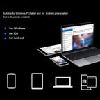 Keyboard, Portable Universal 7inch Bluetooth Keyboard with Touchpad for