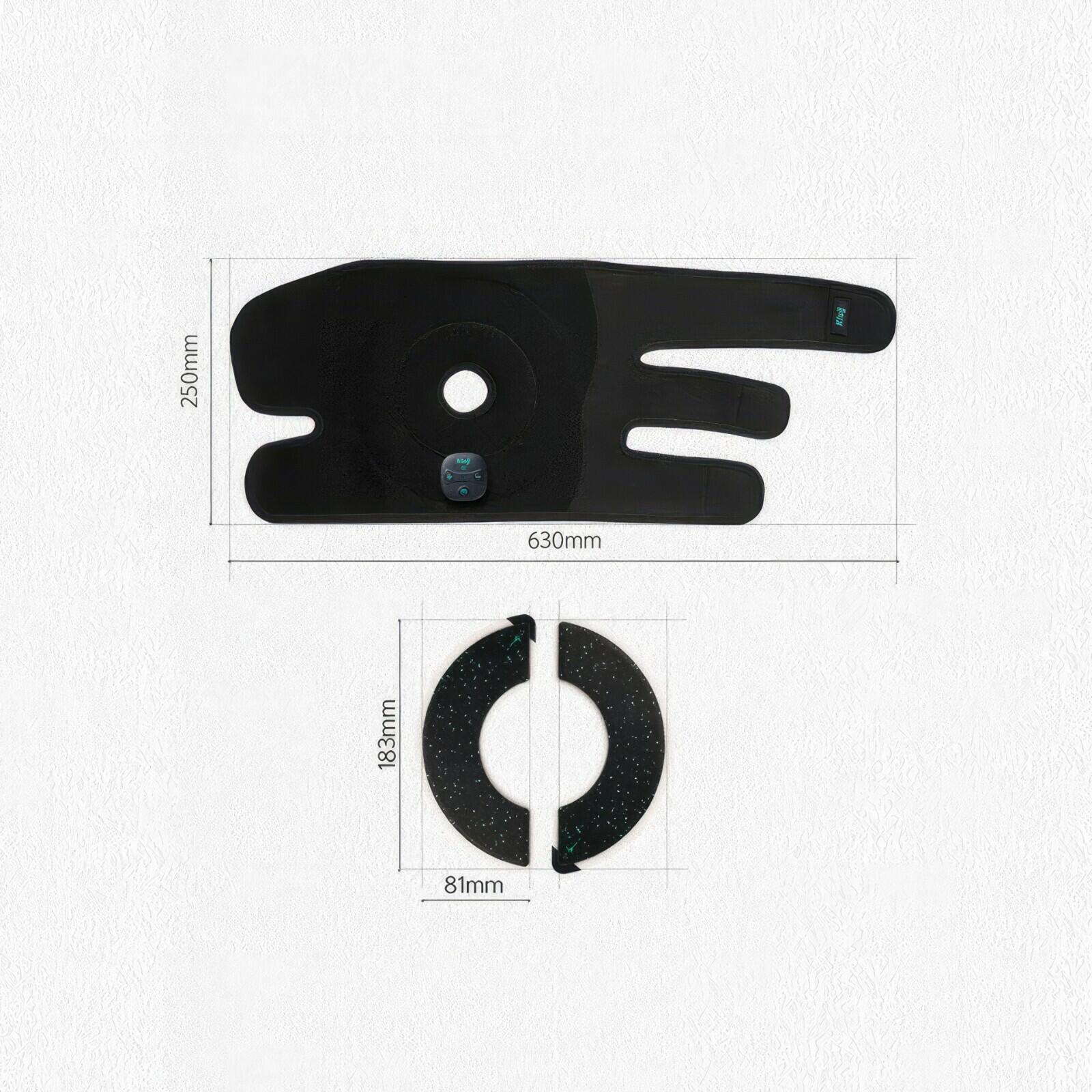 Kure.fit Mini Massager Knee Band Only Low Frequency Muscles Stimulation Pain