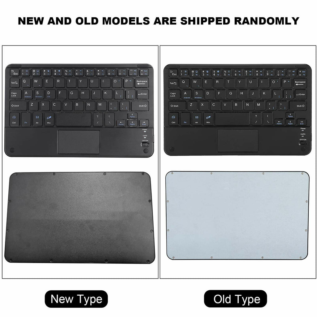 Keyboard, Portable Universal 7inch Bluetooth Keyboard with Touchpad for