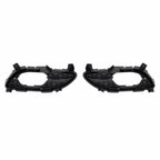 HECASA Fog Light Bezels LH & RH for Infiniti G37 2011-2015 Compatible