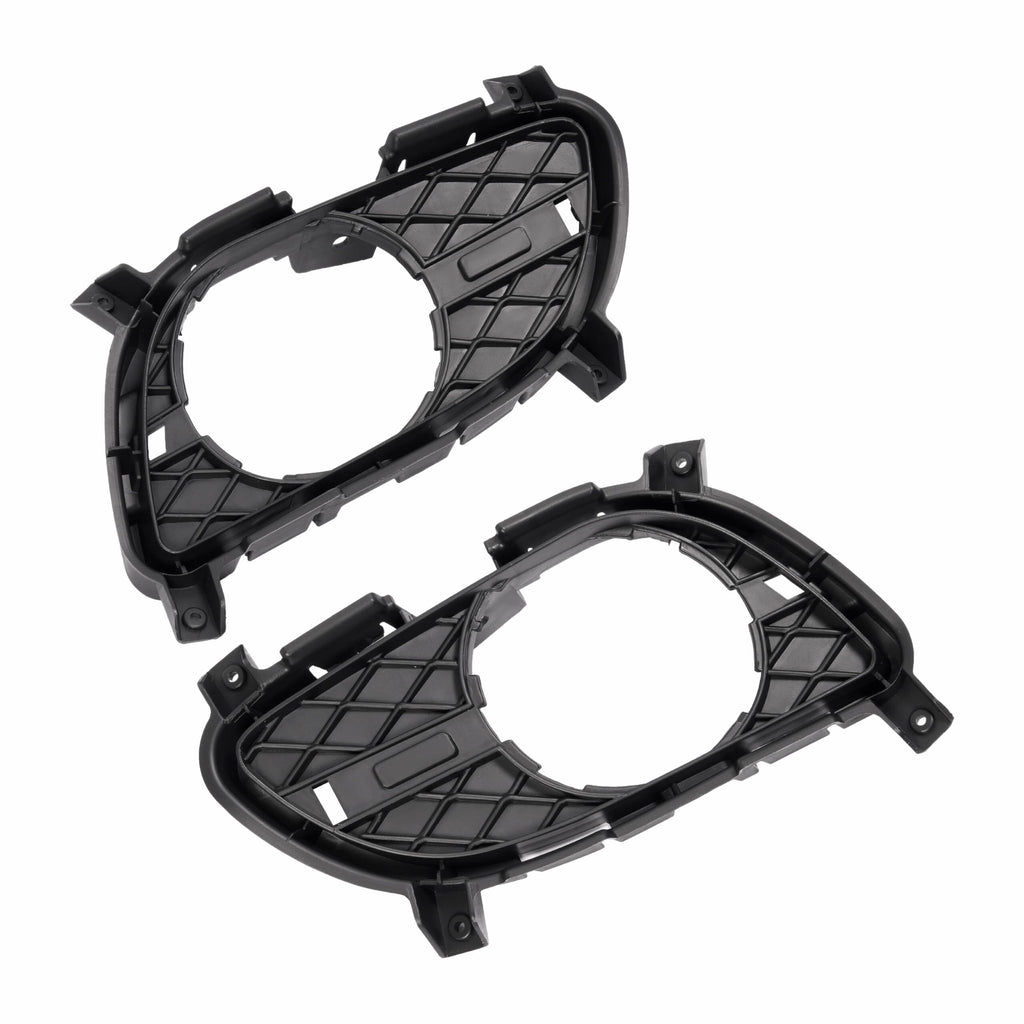 HECASA Fog Light Bezels LH & RH for Infiniti G37 2011-2015 Compatible