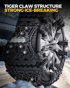 KYX Tire Chains for Car SUV Pickup Trucks Adjustable Universal Snow Chains
