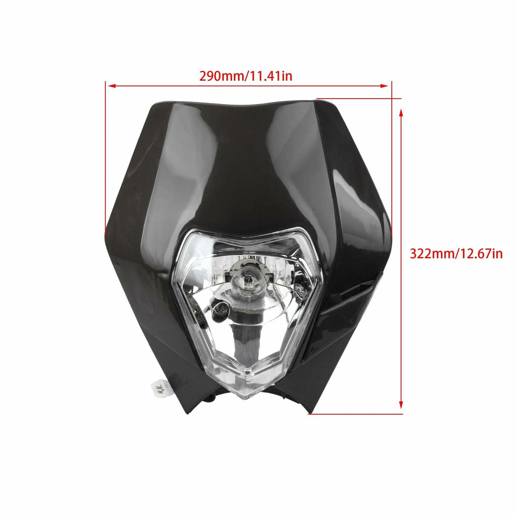 Motorcycle LED Headlight Fits EXC SX XC XCW 125-530 Front Headlamp Assembly