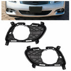 HECASA Fog Light Bezels LH & RH for Infiniti G37 2011-2015 Compatible