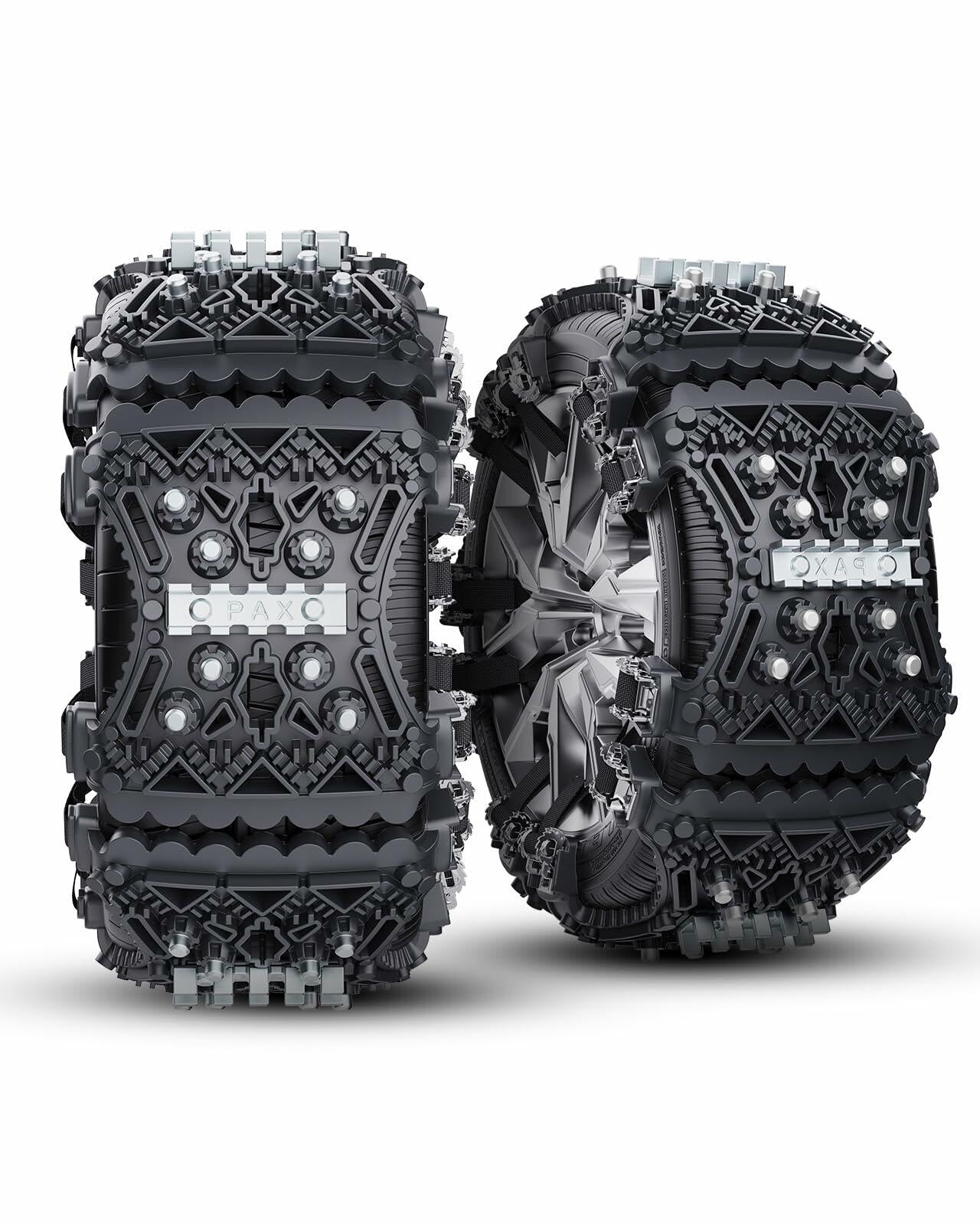KYX Tire Chains for Car SUV Pickup Trucks Adjustable Universal Snow Chains