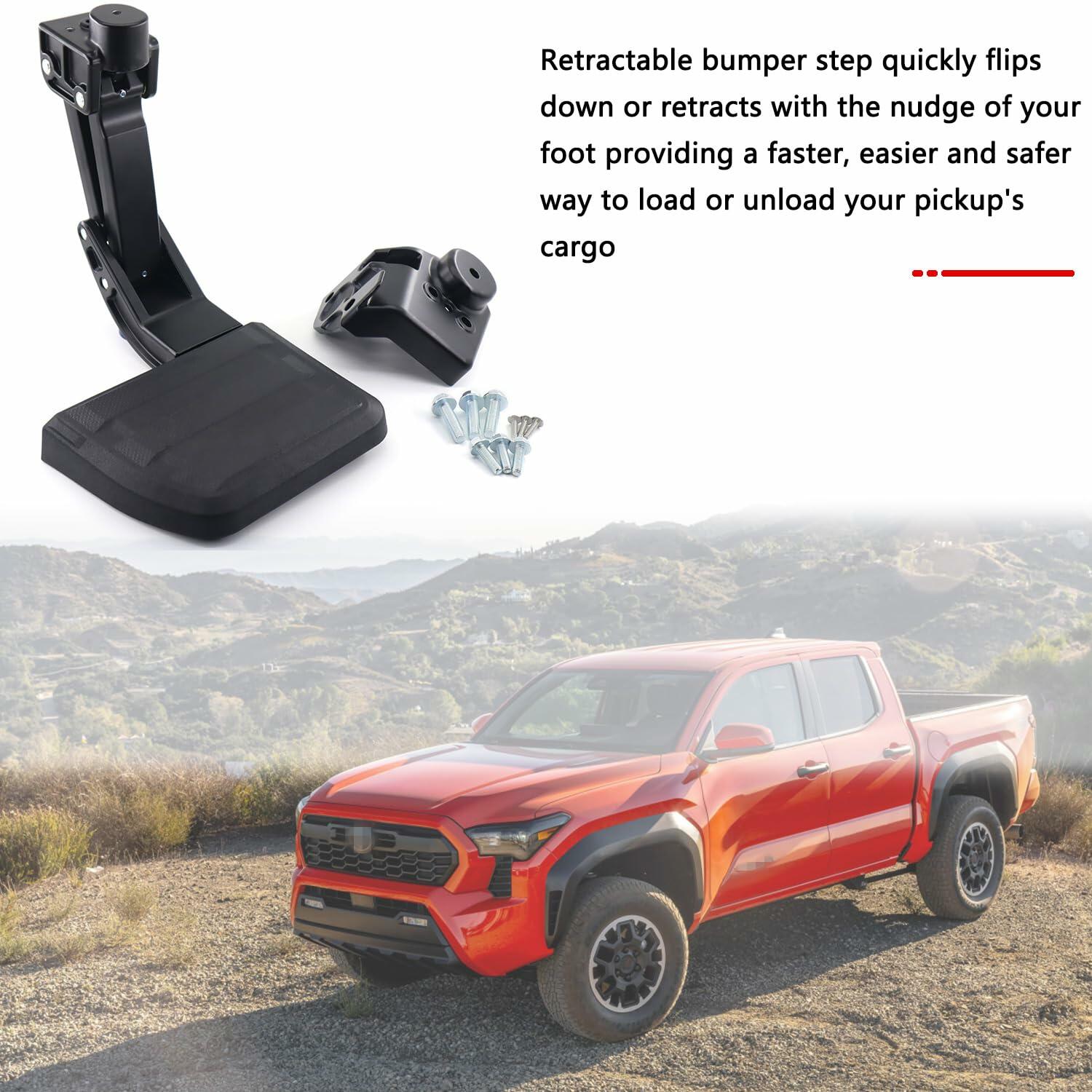 Rear Bed Step Tailgate Bedstep for Toyota Tacoma 2024-2026 Compatible