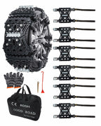 KYX Tire Chains for Car SUV Pickup Trucks Adjustable Universal Snow Chains
