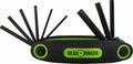 Dead Ringer Hex Key 9-Piece Wrench Set, Durable Hex Key Allen Wrench Set to
