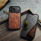 Carveit Magnetic Wooden Case for iPhone 17 Pro Case, Wood Artisan Engraved &