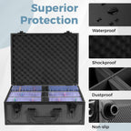 OEODAJ Top Loader Storage Box Trading Card Case for 3x4 Sports Cards