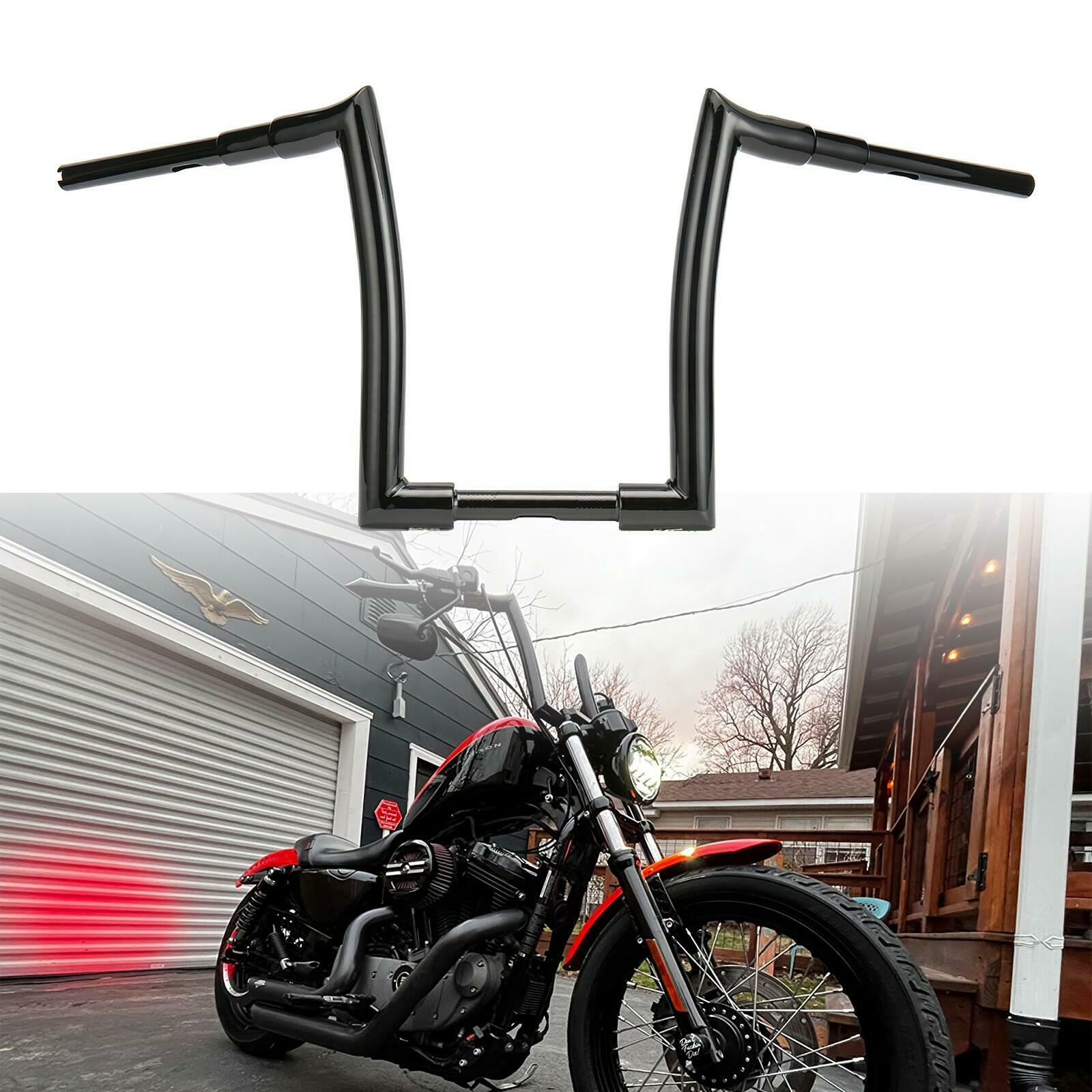 12" Ape Hanger Handlebars 1.5" Fat for Harley Dyna Sportster XL Street Bob