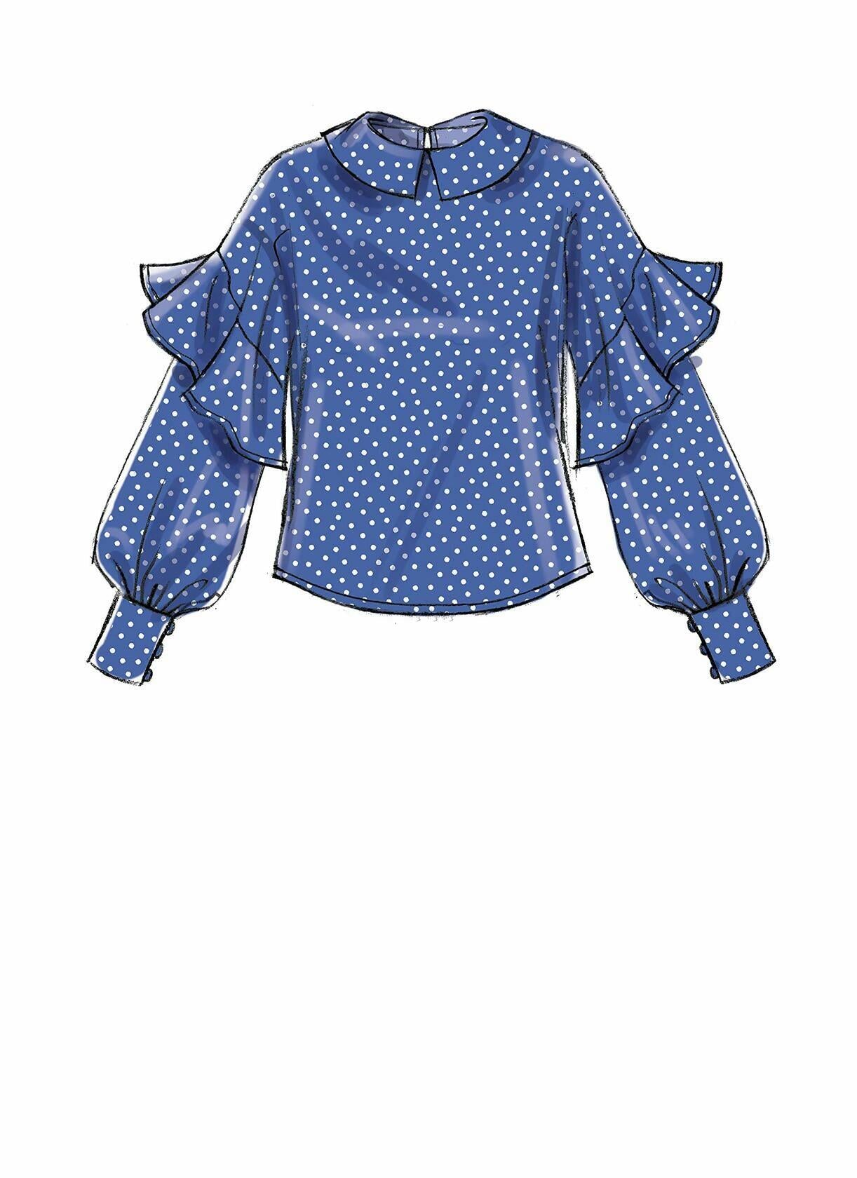 McCall's Patterns McCall's Women's Loose Fit Dropped Shoulder Shirt Sewing