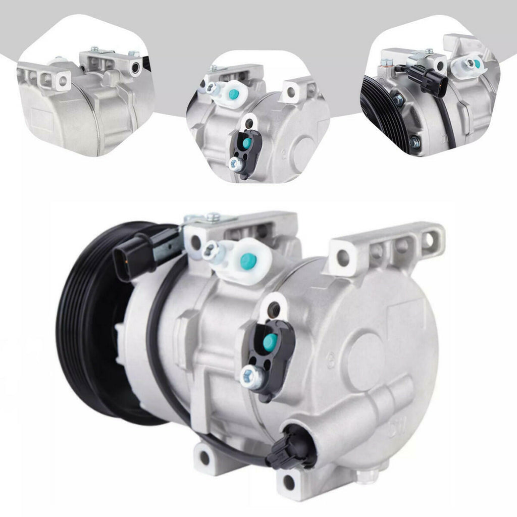 New A/C AC Compressor Fit Hyundai Accent & Kia Rio 1.6L 2012-2017