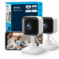 GNCC 2K Indoor Security Camera 2Pack WiFi Pet Cam Motion Detection compatible
