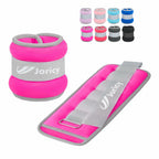 Ankle Weights 4LB Pair Adjustable Wrist Arm Leg Weights Men Women Kids 2LB Each
