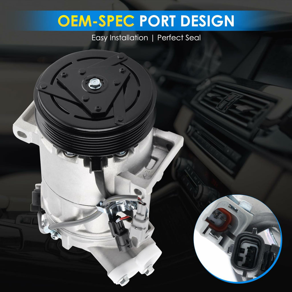 HAYIAUTO Car A/C Compressor Fit for Nissan Sentra 1.8L 2013-2019 Automotive