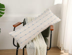 NUYECY 20x54 inch Body Pillow Cover Striped Boho Lumbar Throw Pillowcase Light