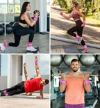 Ankle Weights 4LB Pair Adjustable Wrist Arm Leg Weights Men Women Kids 2LB Each