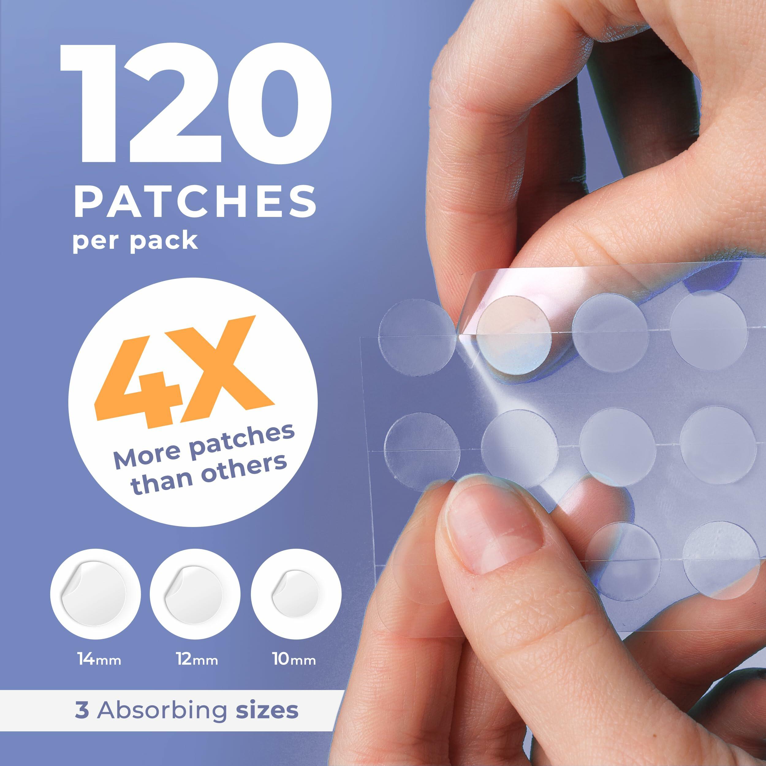 PatchRx Salicylic Acne Pimple Patches 120 Pack Tea Tree Oil Zit Stickers