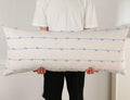 NUYECY 20x54 inch Body Pillow Cover Striped Boho Lumbar Throw Pillowcase Light