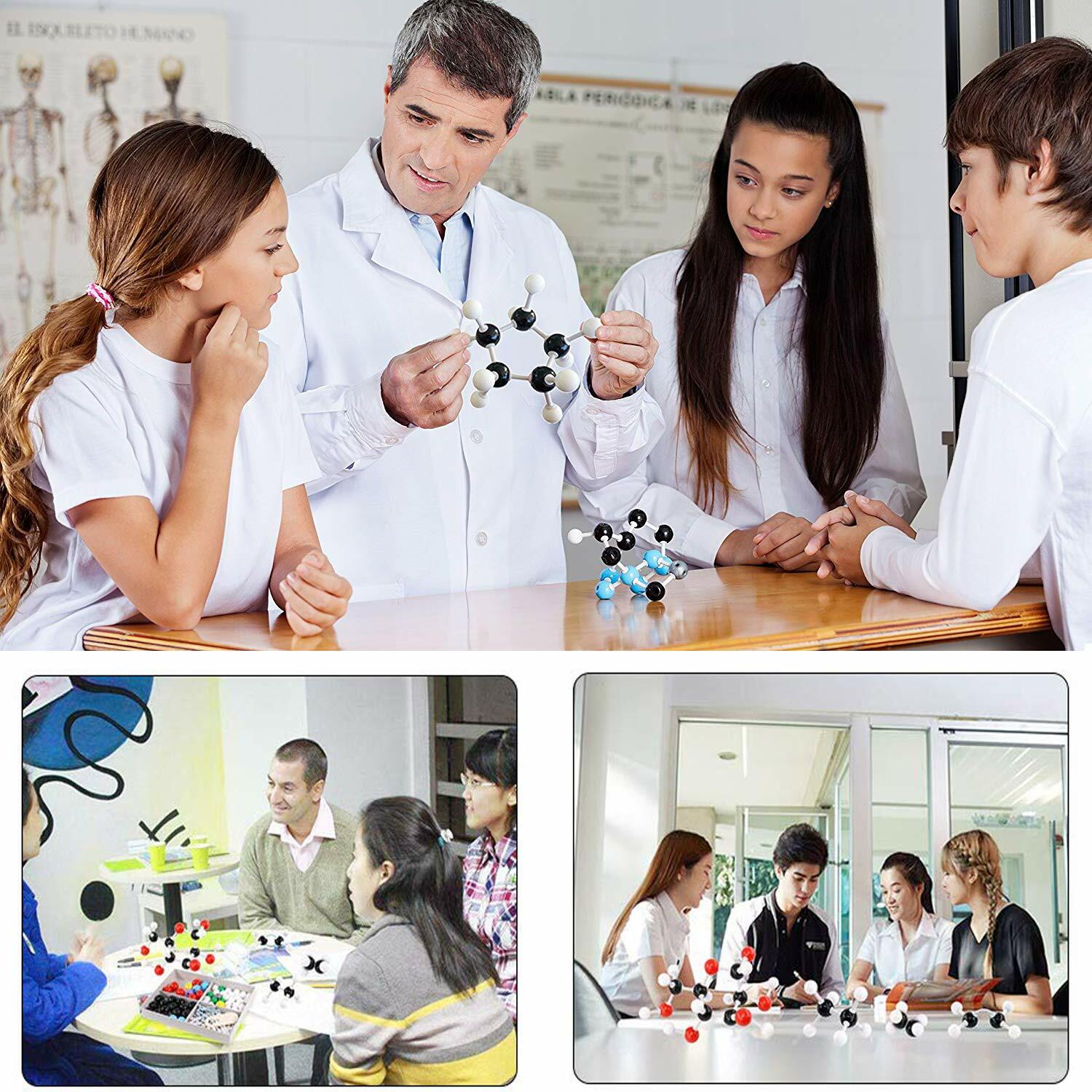 RELIANCER Molecular Model Kit,444PCS Organic Molecular Chemistry Set