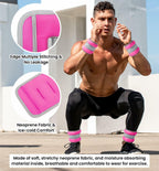 Ankle Weights 4LB Pair Adjustable Wrist Arm Leg Weights Men Women Kids 2LB Each