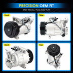 HAYIAUTO Car A/C Compressor Fit for Nissan Sentra 1.8L 2013-2019 Automotive