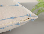 NUYECY 20x54 inch Body Pillow Cover Striped Boho Lumbar Throw Pillowcase Light
