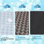 Breathable Spring Summer Cooling Large Dog Bed Ati-Slip Cat Bed with Pillow Ice