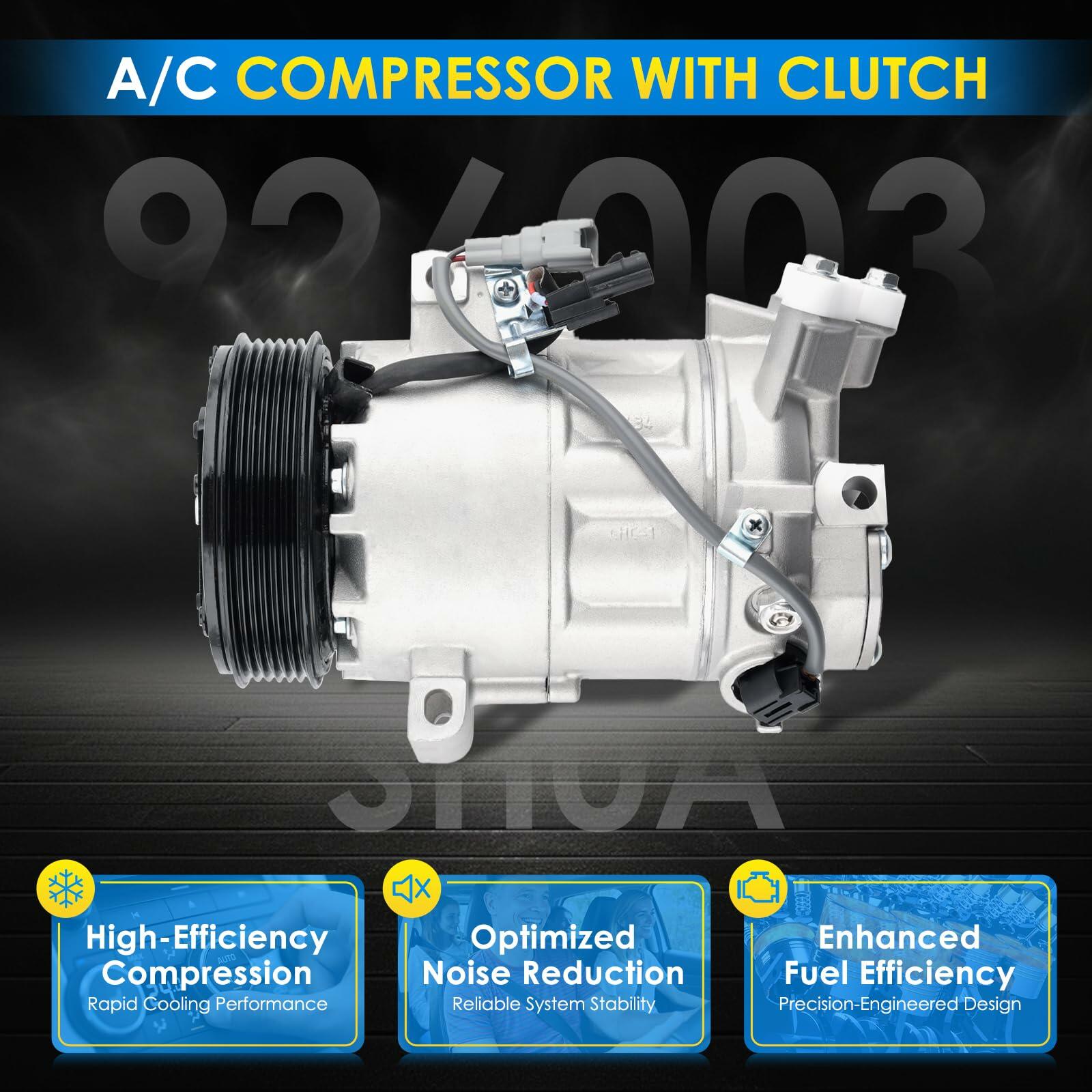 HAYIAUTO Car A/C Compressor Fit for Nissan Sentra 1.8L 2013-2019 Automotive