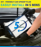 SERVKITOUR Engine Cabin Air Filter Set for Pilot (2023 2024 2025 2026) 3.5L, for