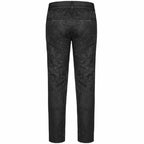 Men's Trousers Regency Dress Pants Black Brocade Steampunk VTG Vintage Gothic