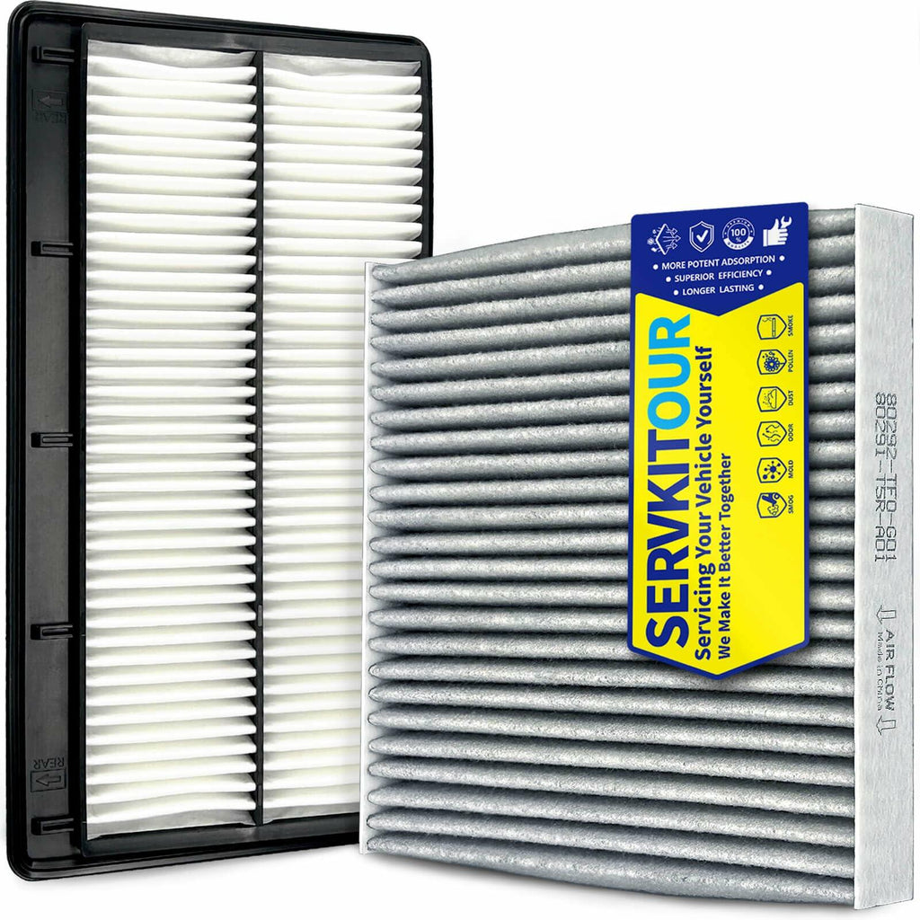 SERVKITOUR Engine Cabin Air Filter Set for Pilot (2023 2024 2025 2026) 3.5L, for