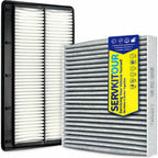 SERVKITOUR Engine Cabin Air Filter Set for Pilot (2023 2024 2025 2026) 3.5L, for