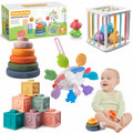Wuzhineisn Montessori Baby Toys for Ages 6-18 Months - Pull String Teether,